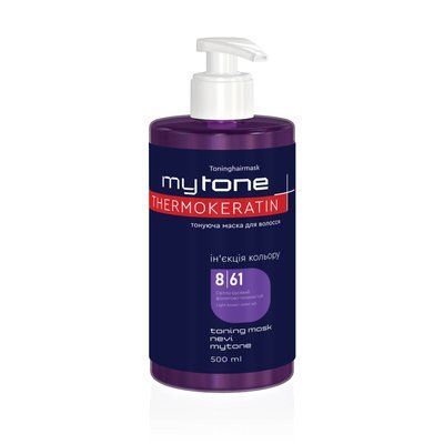 Тонирующая маска NEVI MYTONE 8/61 Светло-русый фиолетово-пепельный, 500 мл MTB8/61 фото